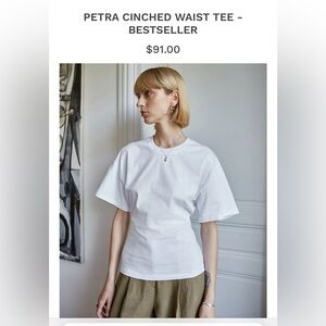 Pixie Market cinched waist t-shirt never worn